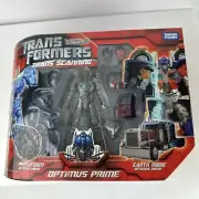 RARE 2008 TAKARA TOMY Transformers Trans Scanning Optimus Prime Figure