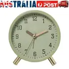 4.5" Alarm Clock Non-Ticking Silent Bedside Desk Analog Clock Battery Operated