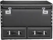 ATATQY Car Trunk Organizer Box Large Capacity Auto Multiuse Tools Storage Bag Stowing Tidying Folding for Storage Box(Black)