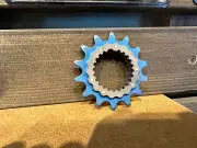 Boone Tech Blue Ti Single Speed Double Step Cog Shimano 14t Micro-Spline