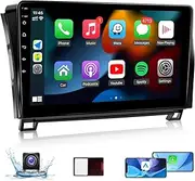 Naifay Android12 Car Stereo for Toyota Tundra 2007-2013 Toyota Sequoia 2008-2018 Wireless Carplay Android Auto, 10.1inch Touch Screen for Tundra Car Radio Bluetooth GPS WiFi SWC Camera 2G+32G