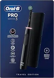 Oral-B Pro 3 Electric Toothbrush with Smart Pressure Sensor, 3500, Black