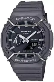 CASIO G-SHOCK GA-2100PTS-8AJF Full Gray Color with Bumper Carbon Core Men Watch