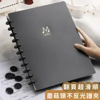 在飛比找蝦皮購物優惠-【你的提琴】不反光譜夾 A4 質感樂譜夾 新式蘑菇頭設計翻頁