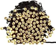 EMITTO 30M 300LED String Solar Powered Fairy Lights Garden Christmas Warm White