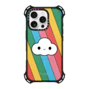 iPhone 16 Pro Bounce Case MagSafe Compatible Little Cloud Rainbow