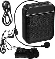 GOOHOCHY Wireless Voice Amplifier Portable Speaker with Headset Microphone Rechargeable Outdoor Tour Guide Amplifier for Sound and Stable Connection