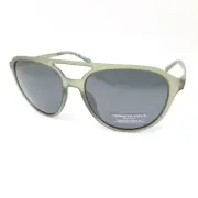 Kenneth Cole KC77261 97D Matte Green Blue Grey Polarized Sunglasses Authentic