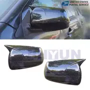 For 08-12 Mitsubishi Lancer Rearview Side Mirror Cover Cap Carbon Fiber Style US (for: Mitsubishi)
