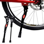 MTB Road Bike Adjustable Rear Kick Stand Prop Bicycle Side Parking Support Black