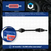 Drive Shaft fits RENAULT MEGANE Mk2 1.6 Front Left 2002 on Driveshaft B&B New