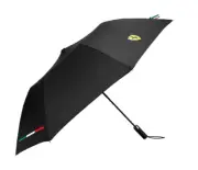 Ferrari Umbrella Scuderia F1 Scudetto Compact Umbrella Formula One Black New