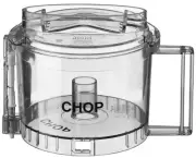 Waring Commercial Pro Prep Chopper Grinder Chopping Bowl Silver