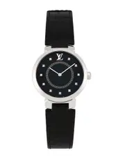 Louis Vuitton Women's Tambour Slim Diamond Watch, Circa 2000's (Authentic Pre-Loved)