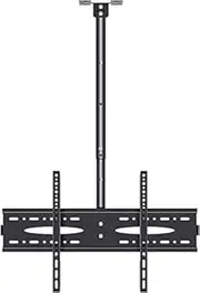 Ceiling TV Mount Bracket Adjustable Lifting 360° Rotation Universal TV Hanger 1.5m Boom Telescopic Suction Stand LWX