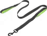 GREENADSCAPE Dog Lead Leash for Dogs Thickened Portable Pulling Rope with Ergonomic Control Reflective Design for Outdoor Walking and Training