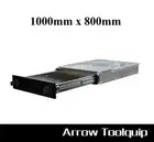 1000 x 800 Aluminium Ute Tray Toolbox Under Tray Trundle Sliding Drawer