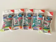 DAISO Japan Assembly Petit block Shinkansen Hayabusa Train Bullet Train 5set