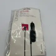 New OEM T-Mobile Micro USB Car Charger with Extra USB PORT BLACK