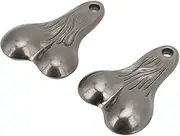 RC Vehicle Hanging Truck Bull Balls Bumper, Zinc Alloy Hanging Truck Balls Nuts, RC Car Decoration, Improving Handling Truck Balls Nuts for 1/10 Universal RC Cars