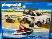 PLAYMOBIL 5965 SUMER FUN Jeep & Jet Ski Trailer RARE