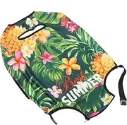 [GANAZONO] Decorative Suitcase Cover Ergonomic Luggage Protector Wrap for Travel Reusable Tropical Design Fits Suitcases for Family Friends