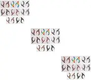 FOMIYES Sets Face Decor Temporary Stickers Eyeshadow Eyeliner Stickers for Boys and Girls Adults Pairs