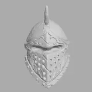 Knight Helmet v8 custom head for Mythic Legions & other fantasy action figures