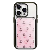 PowerThru Power Bank Mirror Slim Power Bank MagSafe Compatible Double Pink Disco