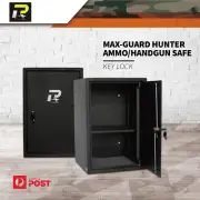 Max-guard Hunter Ammo Handgun Gun Safe Key Lock Pistol Storage 36x35x52cm