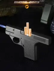 Unique Butane Cigarette LIGHTER CASE Adjustable Jet Torch Flame Pistol Gun Gift