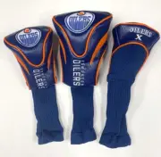 NHL Edmonton Oilers Golf Contour Head Covers, Set of 3
