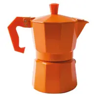 在飛比找momo購物網優惠-【EXCELSA】Chicco義式摩卡壺 橘1杯(濃縮咖啡 