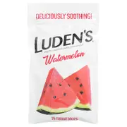 Luden's, Pectin Lozenge/Oral Demulcent, Watermelon, 25 Throat Drops