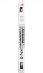 New Prym Ergonomics Two Piece Single Pointed Knitting Needles 14" Size 10US 6mm