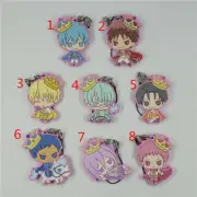 Anime Tkuroko no basket rubber Keychain Key Ring Straps Rare cosplay