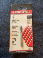 *NEW & SEALED* Vintage Black & Decker Glass & Tile 1/4 DRILL BIT