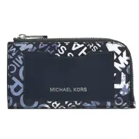 在飛比找momo購物網優惠-【Michael Kors】經典滿版MK LOGO印花拼接信