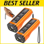 2-Pack Ultrasonic Anti-Bark Devices, 50ft Long-Range Rechargeable Training Tool
