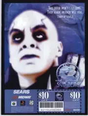 Mortal Kombat Mythologies: Sub-Zero PS1 N64 1997 Print Ad Sears Coupon Promo Art