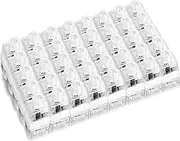 Novelty Place LED Party Finger Lights - LED Finger Flashlight for Kids and Adults - Light Up Finger Ring Toys for Halloween Party, Raves, Concert Shows (40Pcs, White)