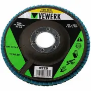 120 Grit Zirconium Flap Discs for Sanding Grinding Removal 4-1/2" Grinder 100pc
