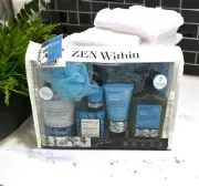 Bloomfield Zen Within Relaxing Muscle Relief Collection Set Fresh Woods - New !
