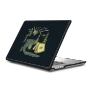 MacBook Pro 16-inch (M1 - M4) Impact Case Camping Inside a Book I love to Read Illustration Made With Letters
