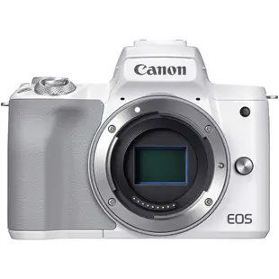 【日貨代購】CANON 單眼相機無反光鏡可換鏡頭相機 EOS Kiss M 單機身 白色