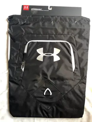 【Under Armour】 UA 全新 黑色 灰色 抽繩袋 束口袋 背袋 背包 後背包 健身袋 收納袋