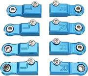 Hellery Tie Rod Ball Head Connector for RC Car with Metal Construction, Sky Blue