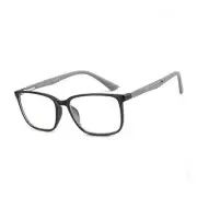 Blue Light Reading Glasses for Men，Sport Square Frame Readers, 01 Black 1.75 x