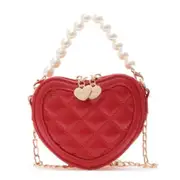 Kids Purses and Handbags Mini Crossbody Bags for Women Small Heart Coin Wallet Pouch Baby Girls Party Pearl Hand Bags Gift