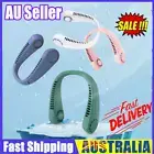 USB Leafless Neck Fan Cooler Rechargeable Dual Effect Cooling Neckband Fan KC